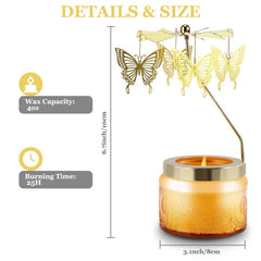 Rotating candle as an elegant anniversary gift