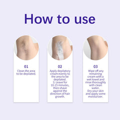 Annsky hair removal cream underarms highlighting convenient, precise hair removal
