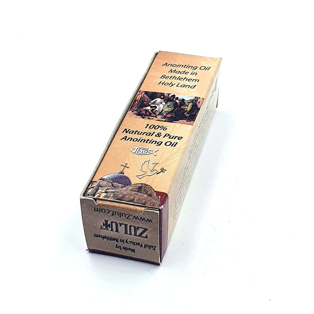 Close-up of King Solomon Anointing Oil roll-on bottle