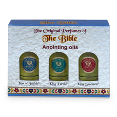 Three 10ml bottles of Anointing Oil for Prayer with virgin olive oil