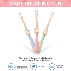 Toothbrush constructed with plant-based materials