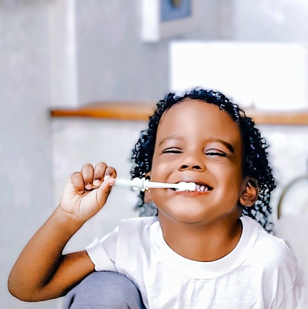 Sweet Baby Giraffe toothbrush design from multiple angles