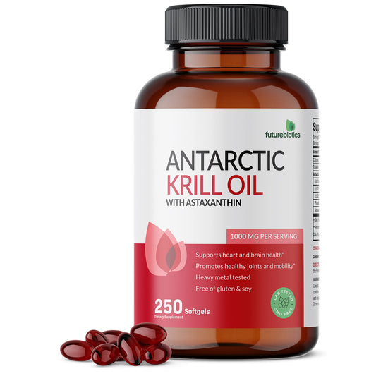 Futurebiotics Antarctic Krill Oil 1000mg bottle – front view