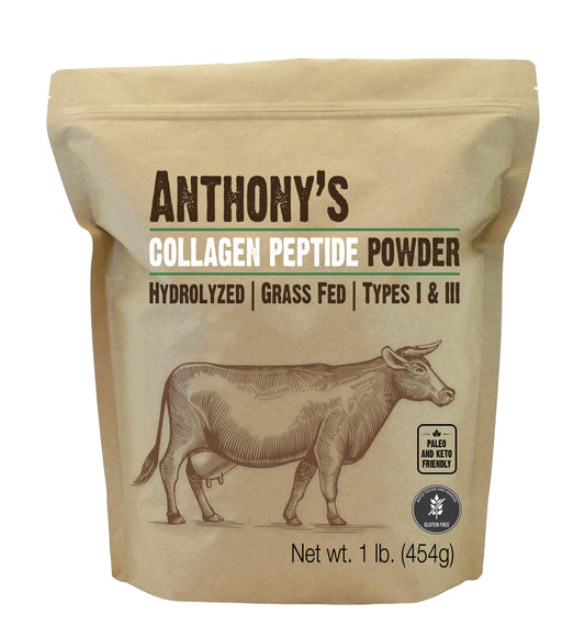 Anthony's Collagen Peptide Powder 1 lb - front view