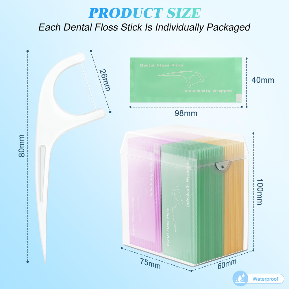 Raised anti-slip design on dental floss for easy grip