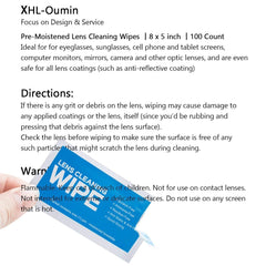 Anti-static, lint-free wipes drying quickly