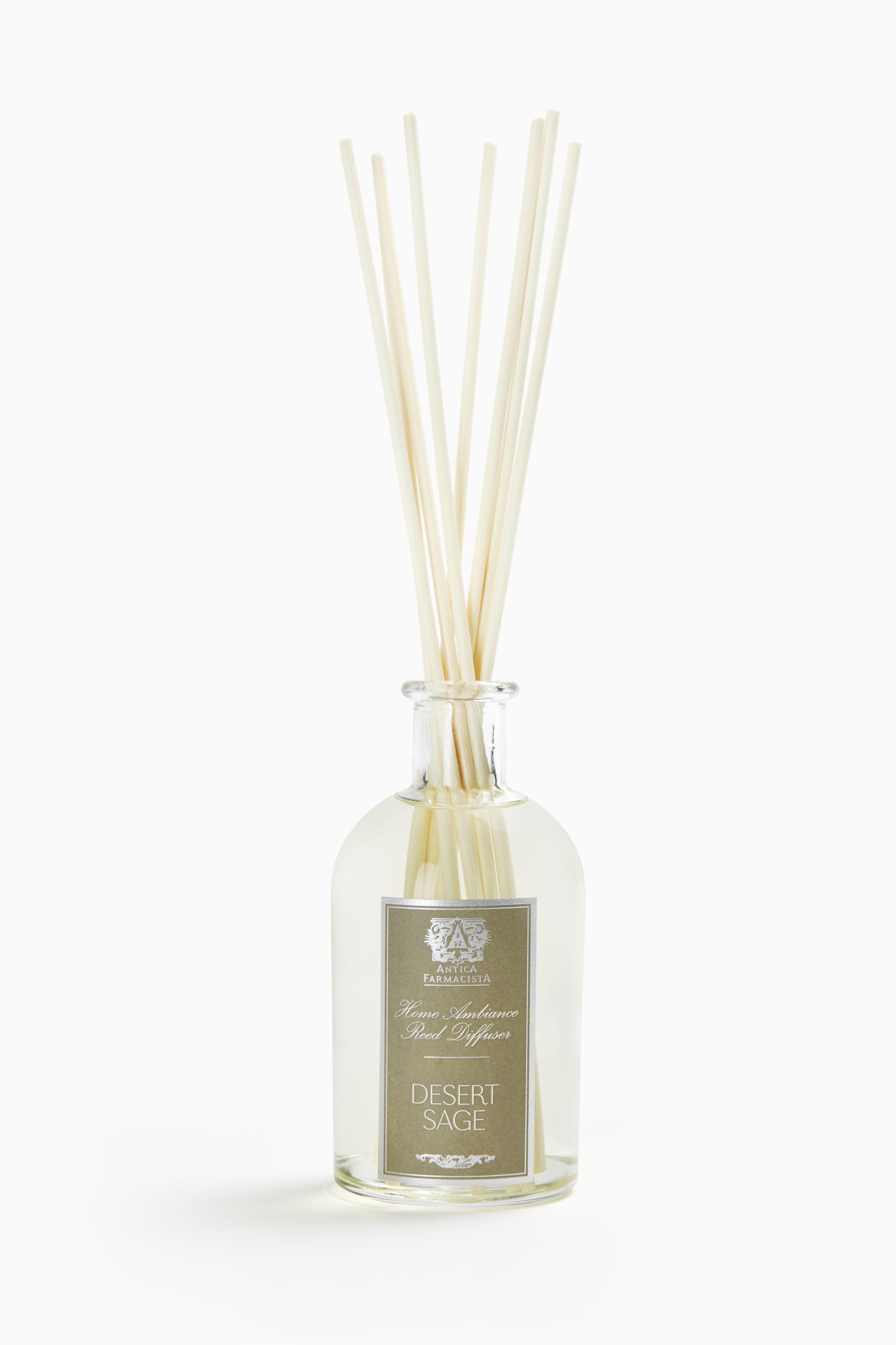 Antica Farmacista Desert Sage Diffuser 8.45 oz glass bottle with reeds