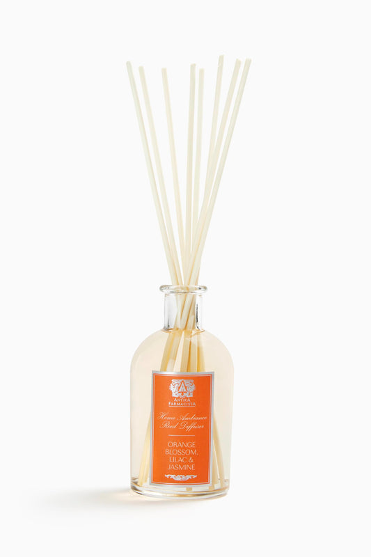 Antica Farmacista Home Ambiance Diffuser with reeds in a glass bottle