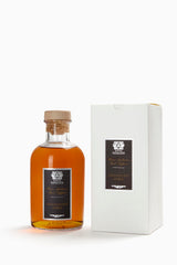 Close-up of Antica Farmacista diffuser reeds and bottle showing sandalwood amber notes