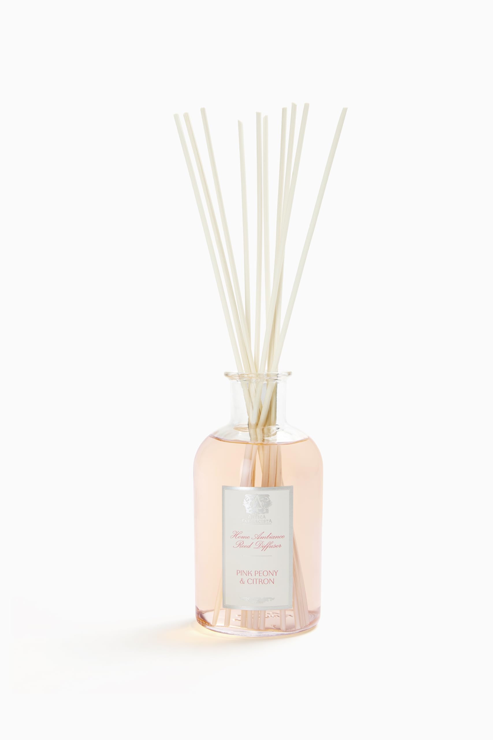 Antica Farmacista Home Ambiance Diffuser Pink Peony & Citron, 16.9 oz with reeds