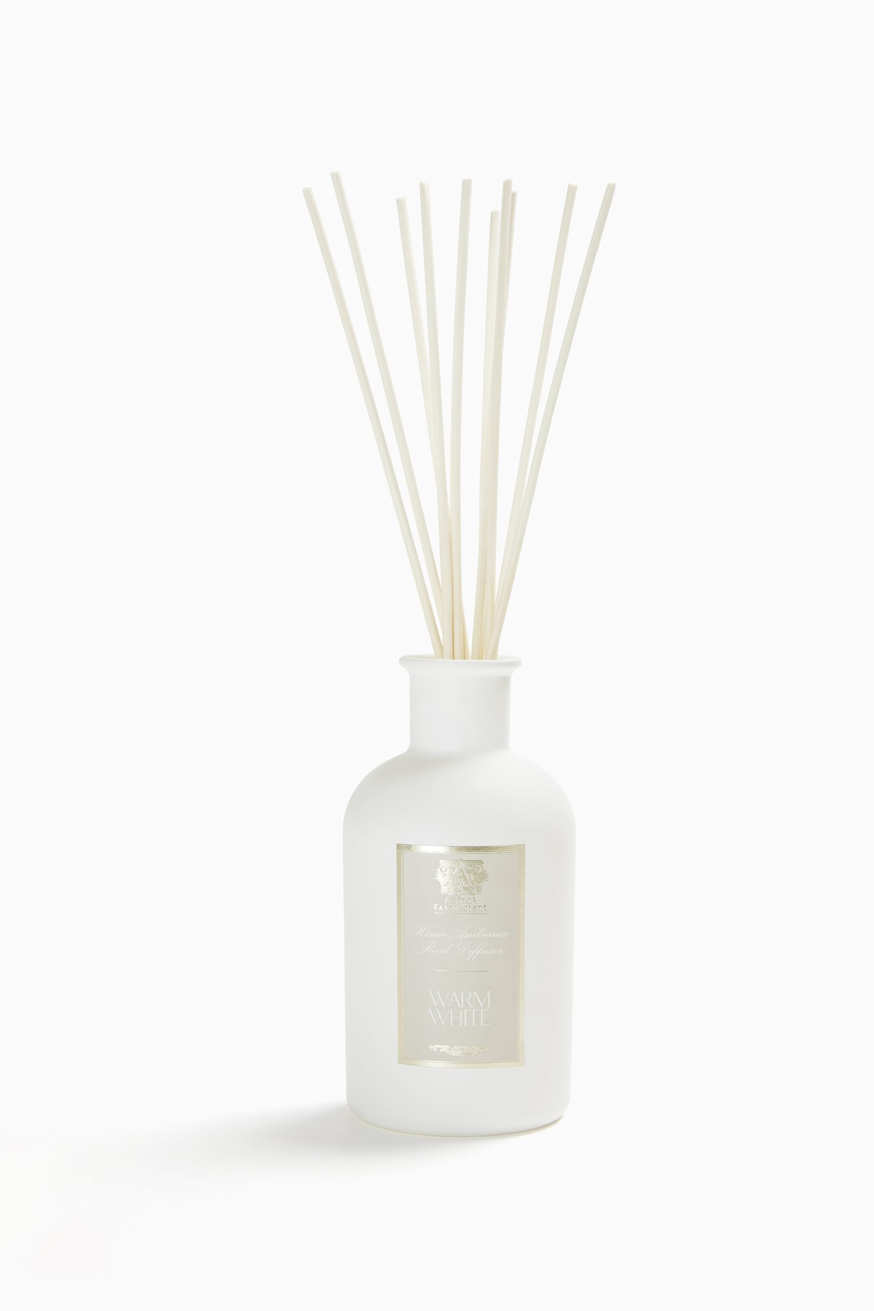 Antica Farmacista Home Ambiance Diffuser bottle in Warm White with reeds (16.9 fl oz)