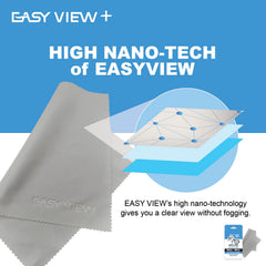 EN168:2001 anti-fog standard technology in EASY VIEW+ cloth