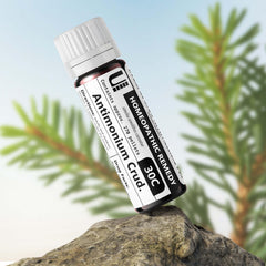 Front packaging of Urenus Antimonium Crudum 30C