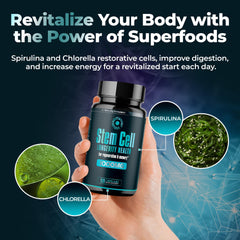 Illustration of antioxidant-rich formula for cellular protection.