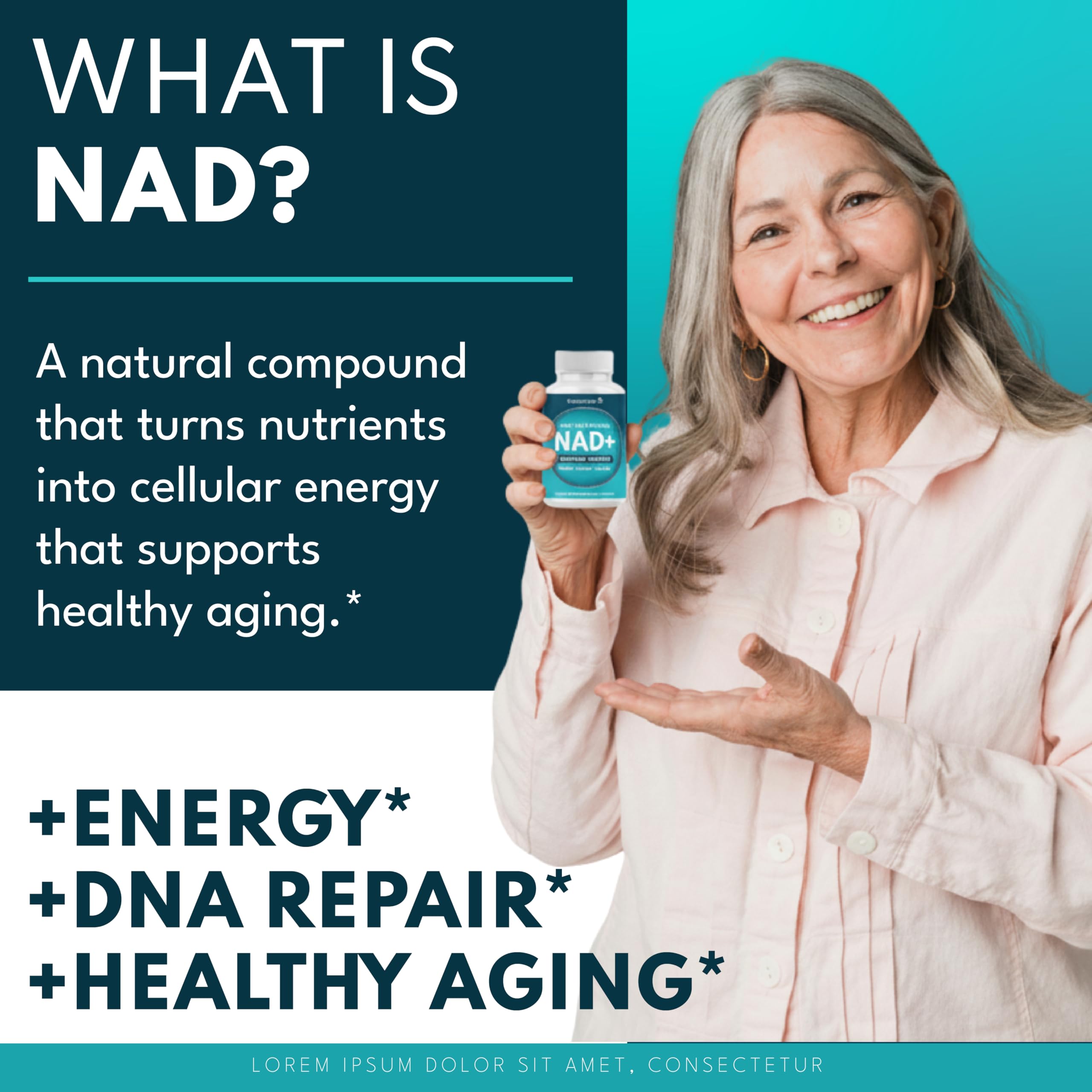 Antioxidant blend featuring resveratrol, CoQ10, grape seed, turmeric and apigenin