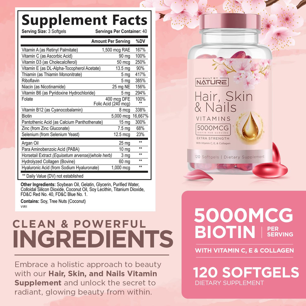 Label highlighting antioxidant blend with Vitamins C and E