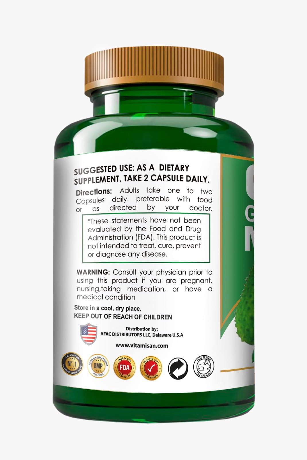 Antioxidant-supporting green superfood capsules featuring Graviola, Moringa, and Anamu