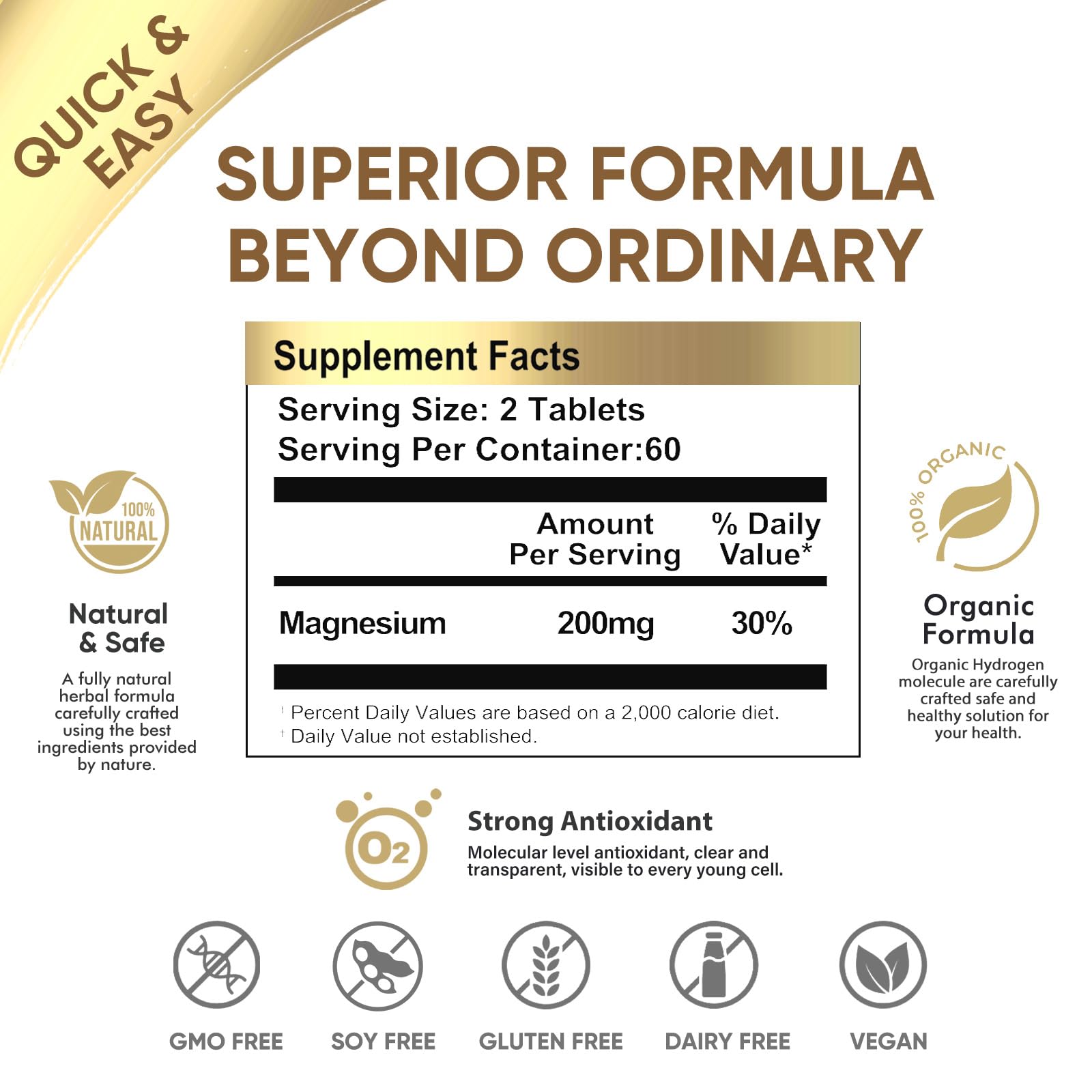 Antioxidant-rich hydrogen water concept