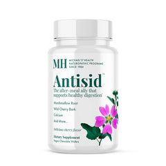 Michael's Antisid Wild Cherry chewable wafer – front view