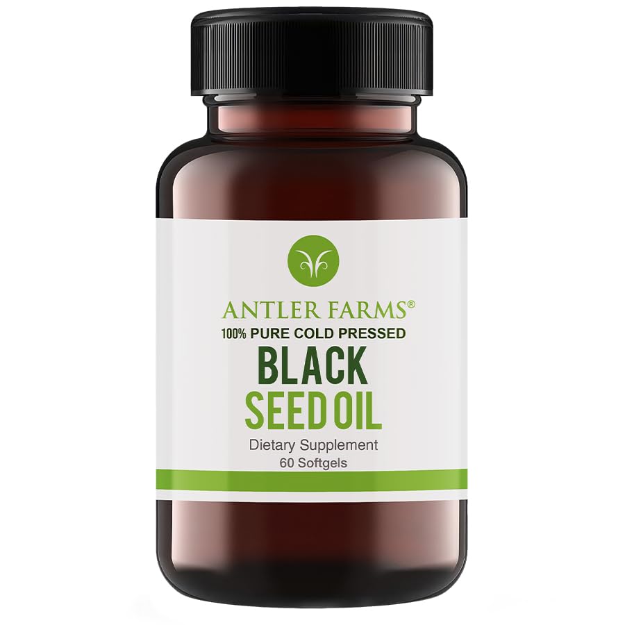 Antler Farms Black Seed Oil Softgel bottle