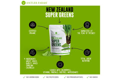 Nutrition panel on Antler Farms packaging