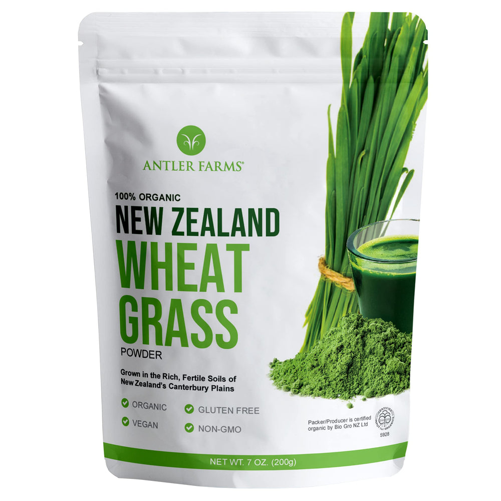 Antler Farms 100% Pure Organic Wheatgrass Powder 200g