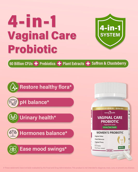 Label highlighting 60 Billion CFU Probiotic + Prebiotic