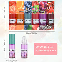 Anwuozu pomegranate lip oil gloss with rich flavor and conditioning.