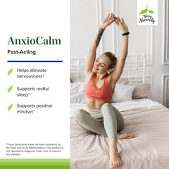 Graphic illustration highlighting calm and relaxation from AnxioCalm