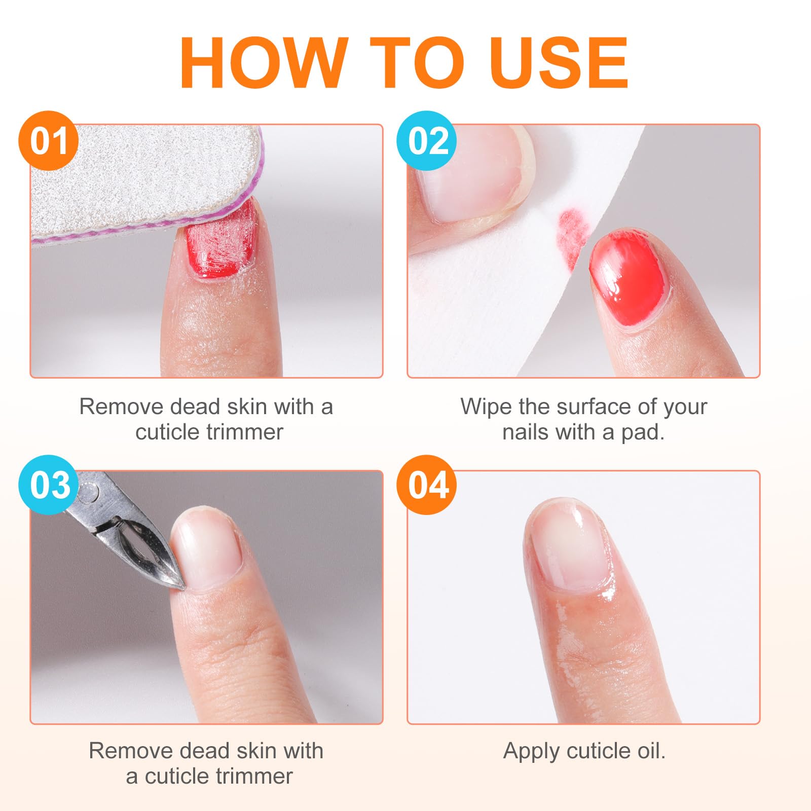 ANYINS fully soaked remover wipes provide quick, convenient polish removal