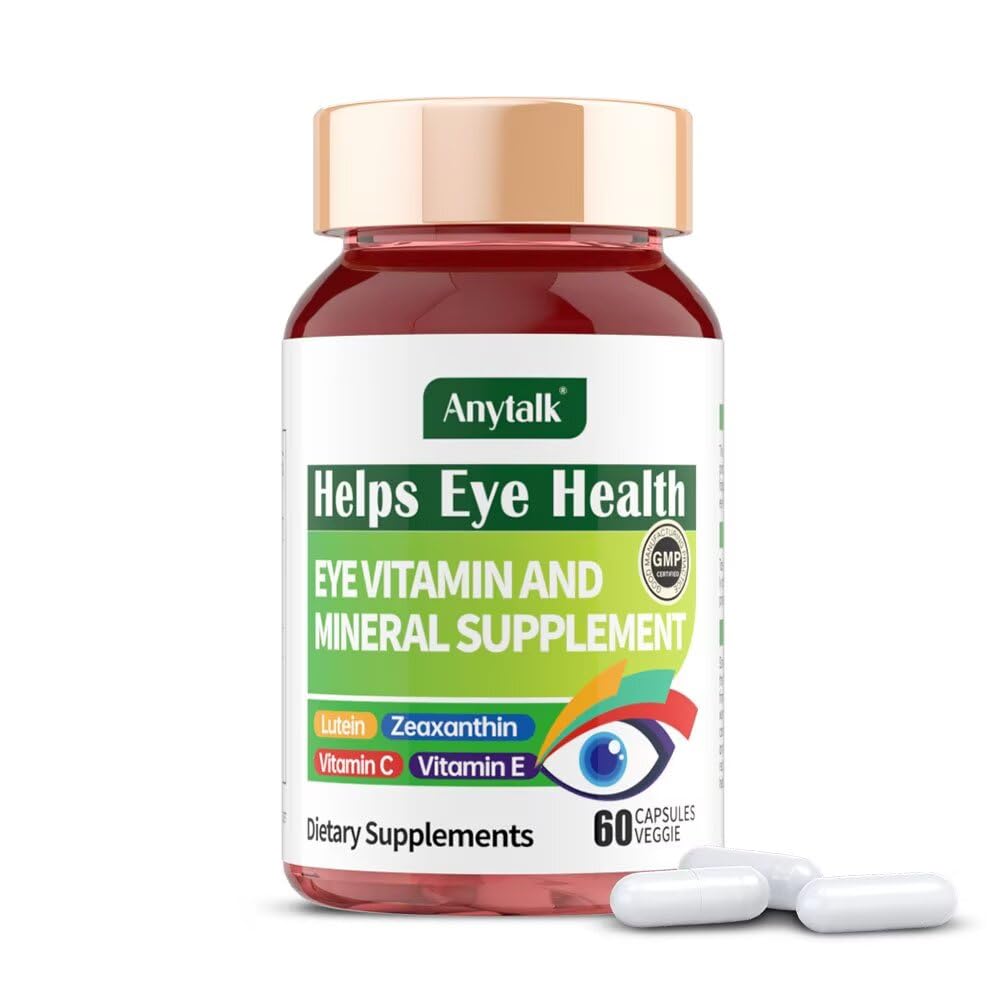 ANYTALK Lutein Eye Vitamins bottle and label