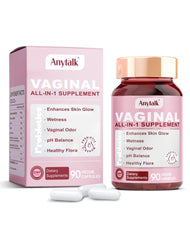 ANYTALK vaginal probiotics bottle with 90 capsules