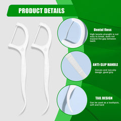 Braces-friendly dental floss picks for between-teeth cleaning