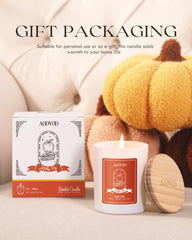 Gift-ready AOOVOO Apple Pie Candle set for women