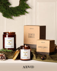 Burn time up to 110 hours with balsam cedar scent