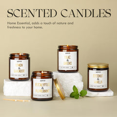 Ambient glow of AOOVOO Coconut Vanilla candle
