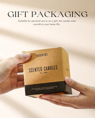 AOOVOO Fresh Coffee Candles packaging and gift-ready design