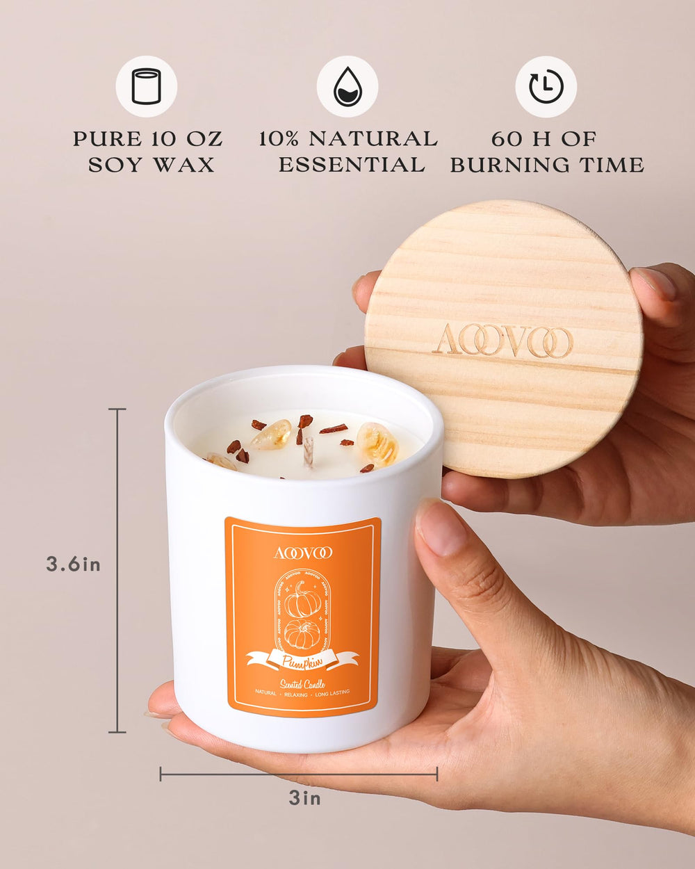 Fall Candle Gift Packaging Box by AOOVOO