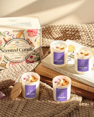 Gift-ready AOOVOO Lavender Candles Box for Mother's Day and birthdays