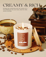 Product display with crystals and candle