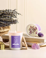 Gift-ready AOOVOO packaging box for lavender candle set