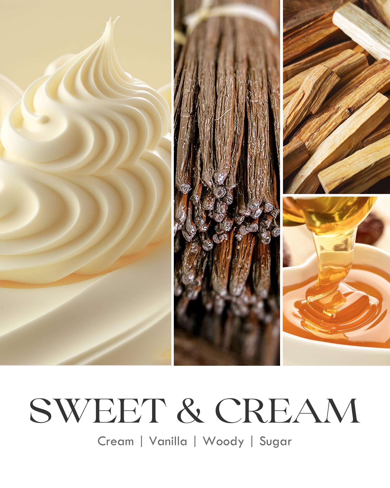 Vanilla Cream scented candle with 9oz soy wax