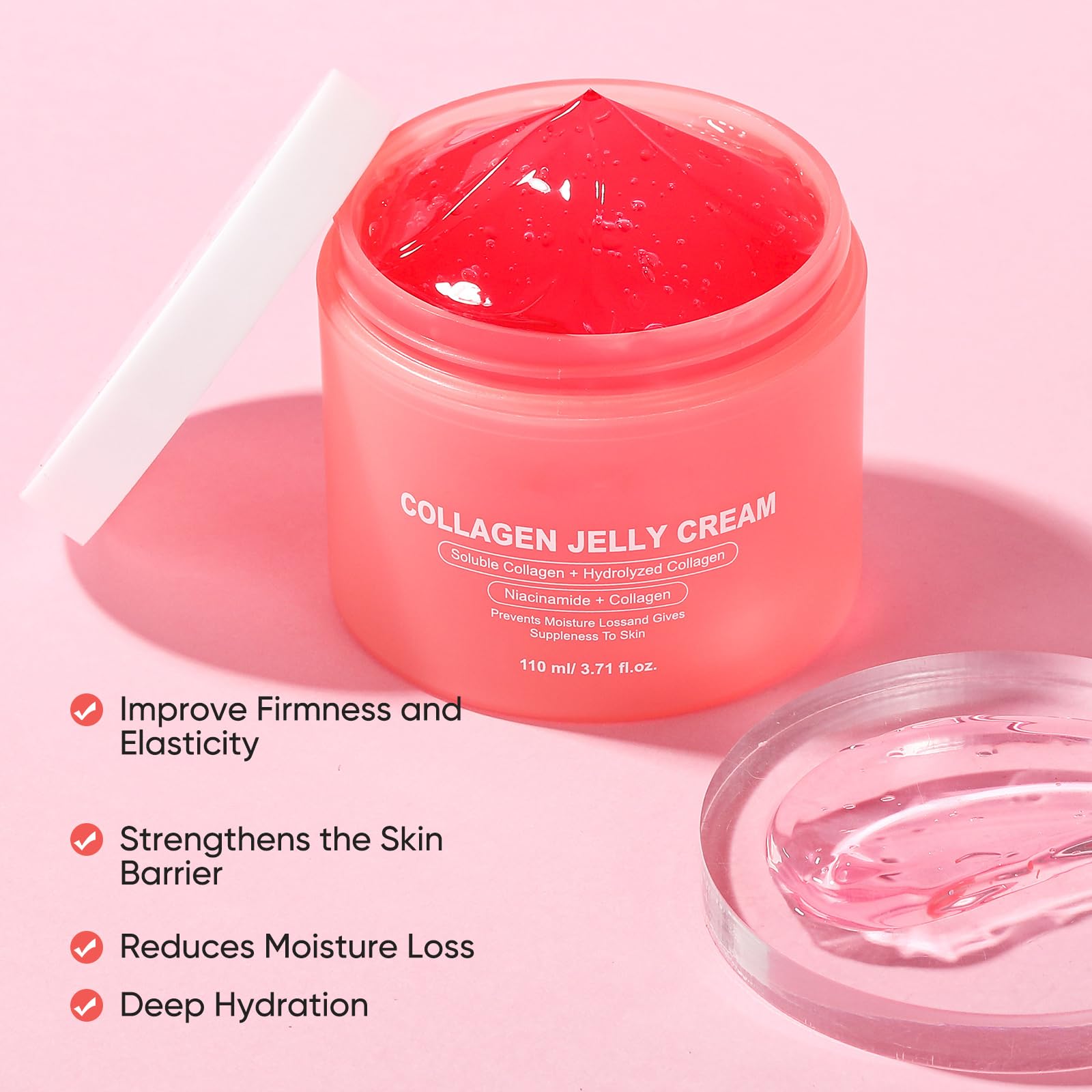 AOPEIBOTO Collagen Jelly Cream used in daily routine for morning and night care