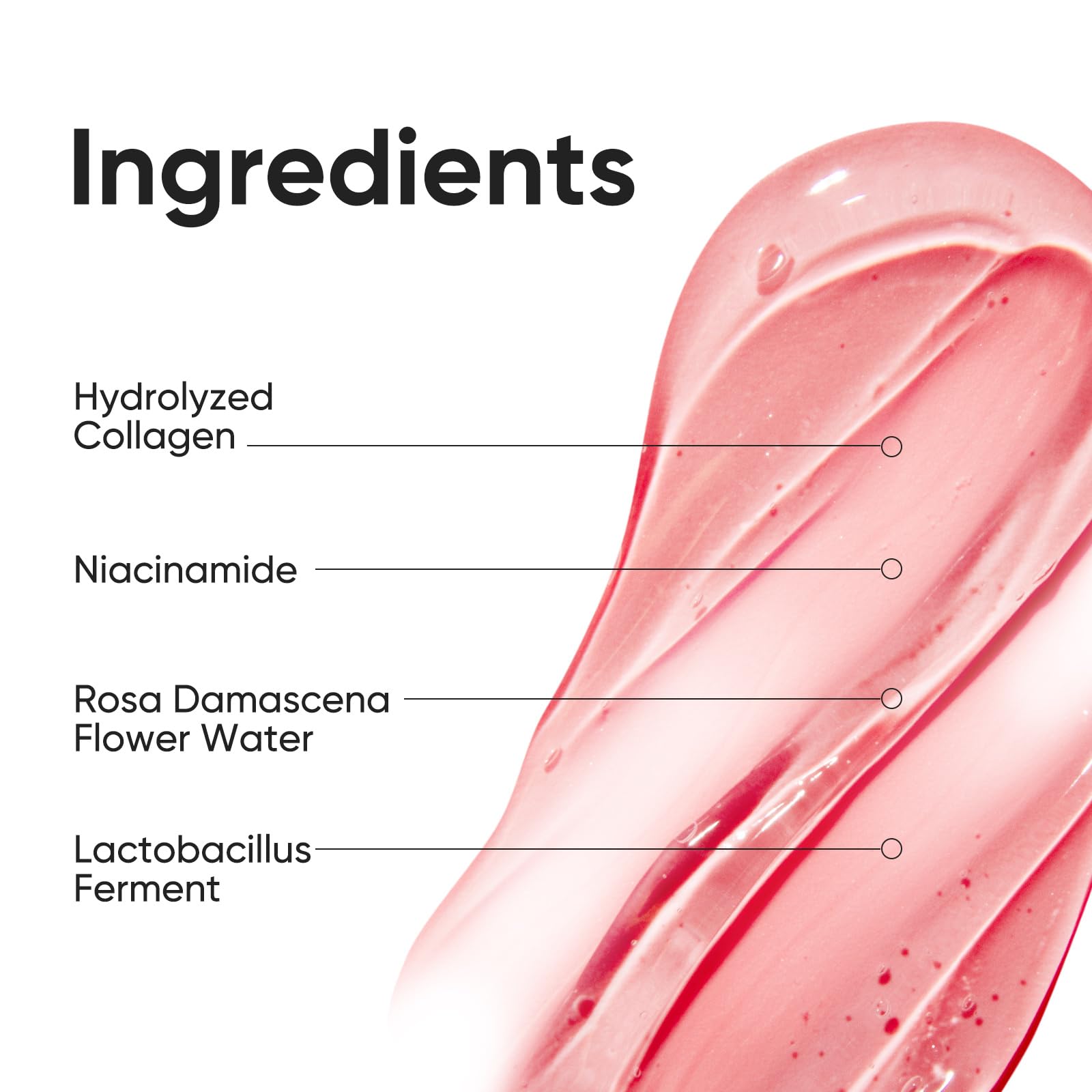 AOPEIBOTO Collagen Jelly Cream applied to hand indicating quick absorption