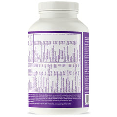 Label close-up showing vegan, non-GMO, gluten-free