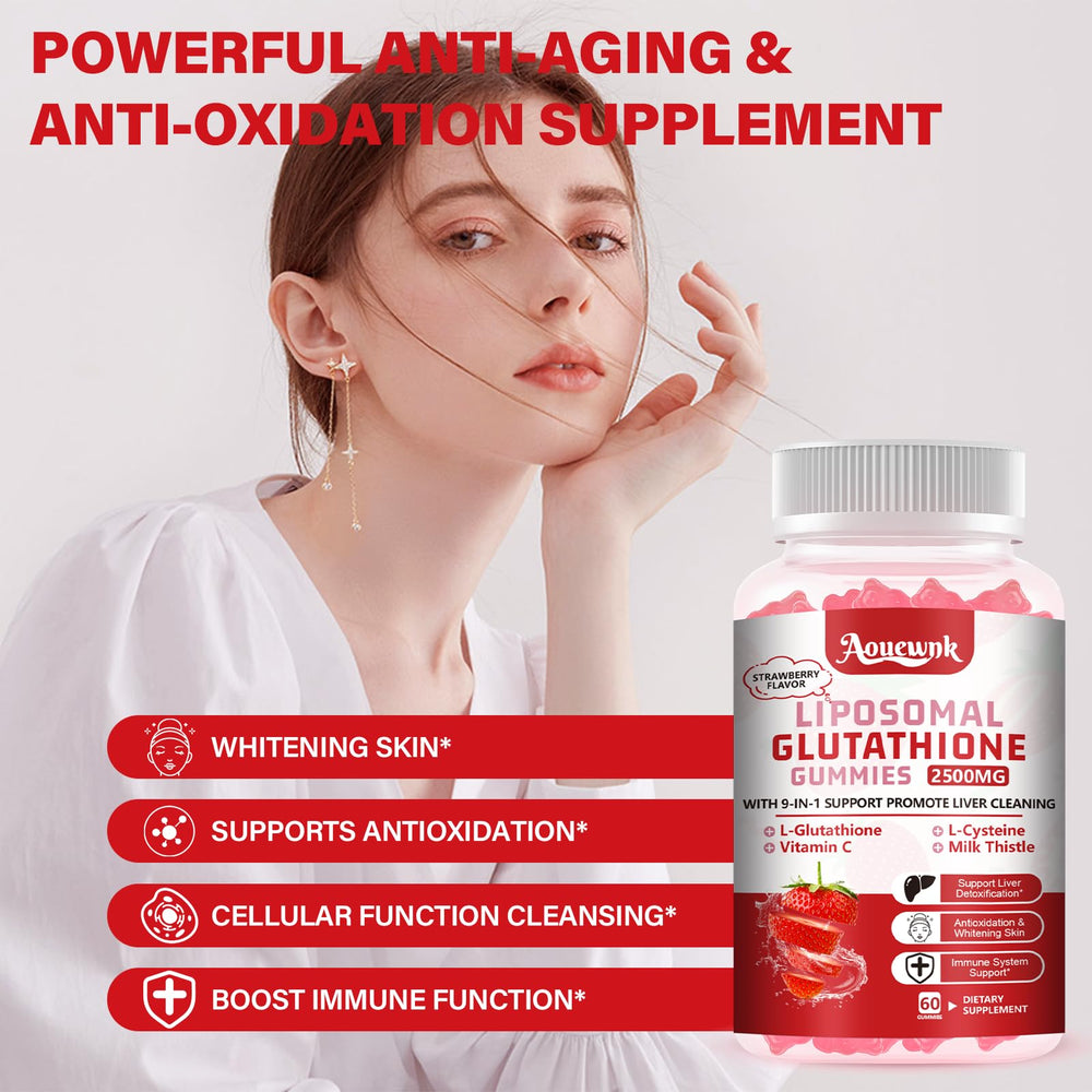 Glutathione with milk thistle ingredients banner