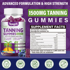 Ingredient highlights: L-Tyrosine, Lycopene, Beta-Carotene, Astaxanthin