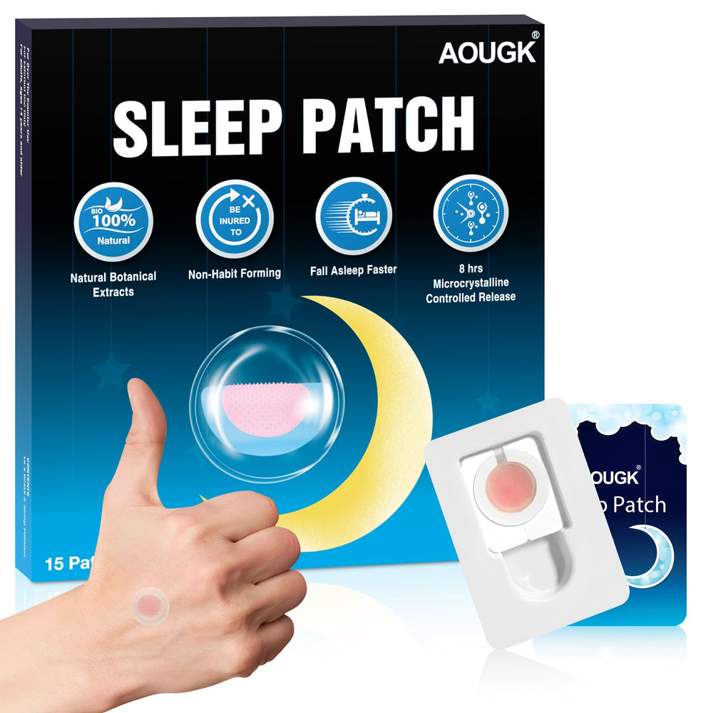 Front view of AOUGK Sleep Patches packaging