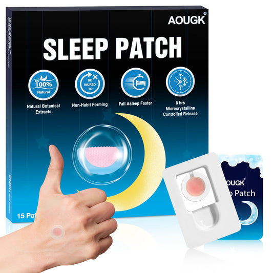 Front view of AOUGK Sleep Patches packaging