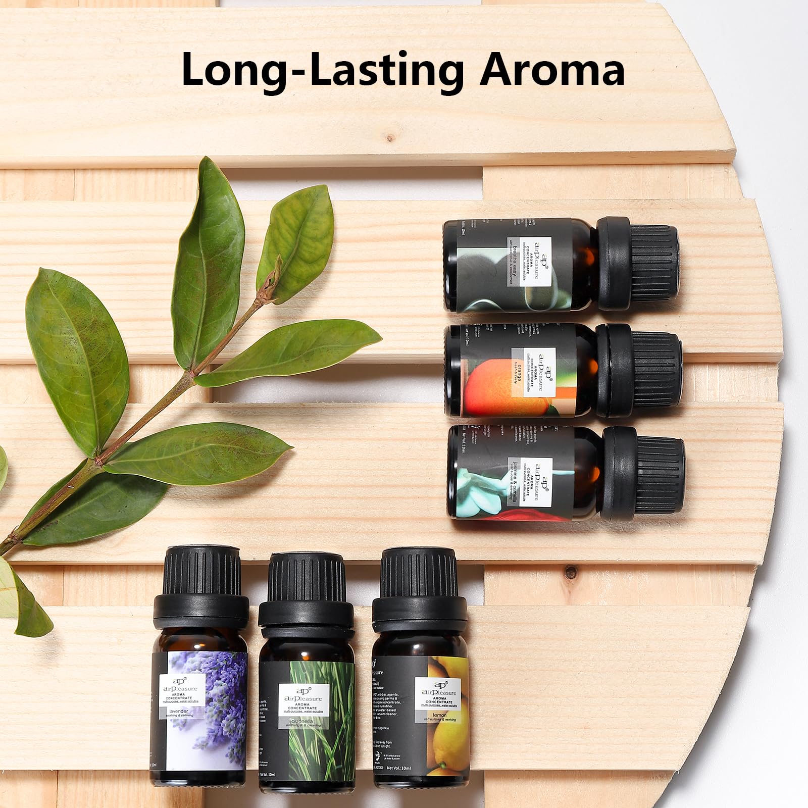 ap airpleasure Refresh breathe easy bottle dark glass creates a soothing atmosphere